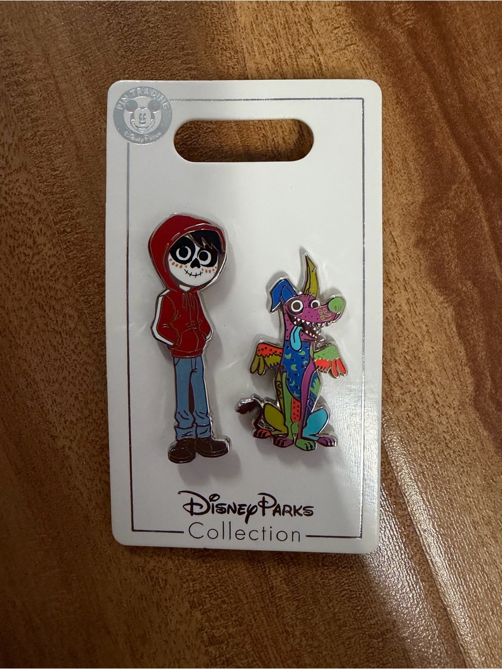 Disney Miguel & Colorful Dante Enamel Pin Set - Red, Blue, Green, Purple